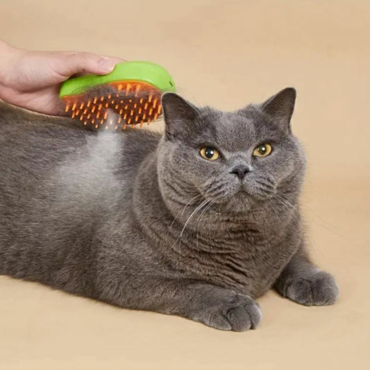 cepillo vaporizador de mascota